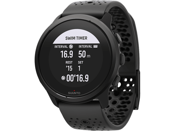 Reloj deportivo - Suunto 5 Peak All Black, Negro, 130-210 mm, 1.1", Bluetooth, Seguimiento de actividad, Sumergible 30 m