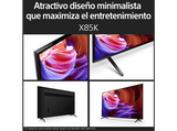 TV LED 50 - Sony 50X85K, 4K para Gaming/Netflix/Youtube, Smart TV (Google TV), HDMI 2.1,  Dolby Vision, Atmos, Asistentes de voz, Triluminos Pro