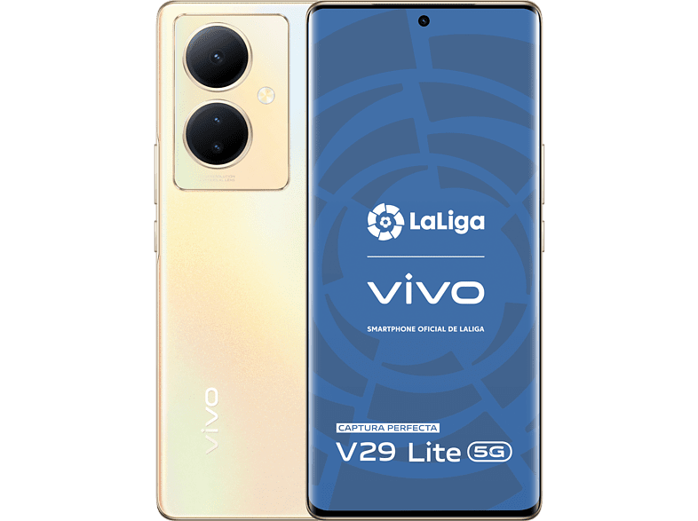 Móvil - vivo V29 Lite 5G, Dreamy Gold, 128 GB, 8 GB RAM, 6.78  FHD+, Qualcomm Snapdragon 695, 5000 mAh, Android 13