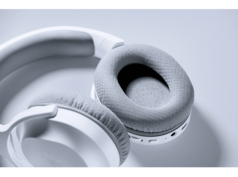Auriculares gaming - Razer Barracuda X, Micrófono extraíble, Cancelación de ruido pasiva, Bluetooth 5.2, Mercury White
