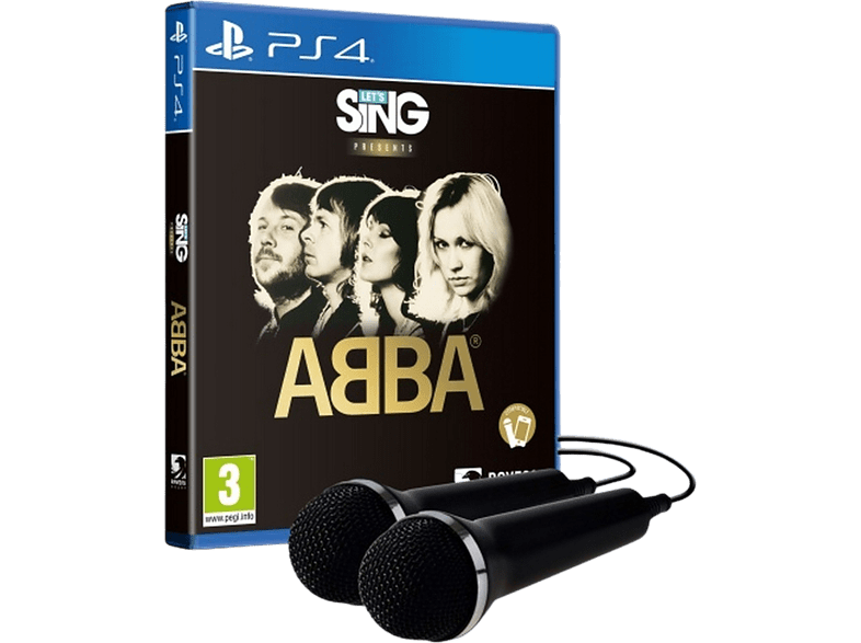 PS4 Let's Sing ABBA + 2 micrófonos