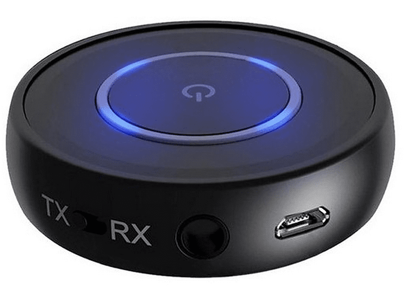 Transmisor y receptor audio - Fonestar BT-CONVERTER, Bluetooth, Jack 3.55mm, Recargable, Autonomía 14h, Negro