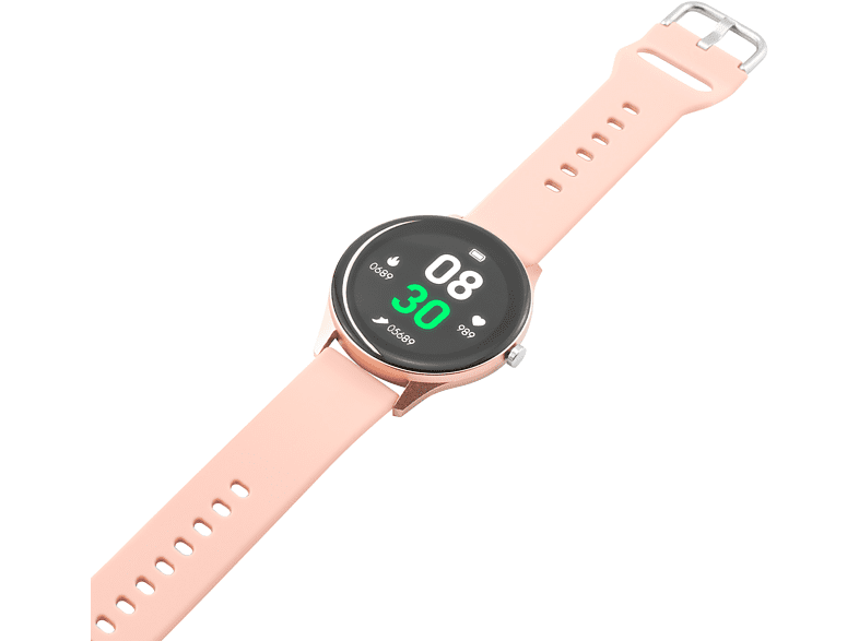 Smartwatch - Vieta Pro Unique, Monitor de sueño, IP68, Autonomía 5-7 días, Bluetooth 4.0, Rosa