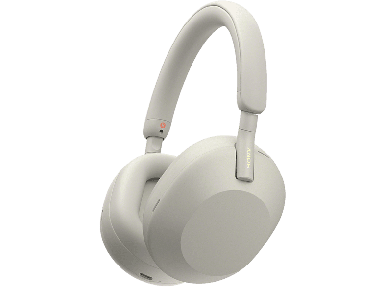 Auriculares inalámbricos - Sony WH-1000XM5S, Noise Cancelling, 30 h, Alexa y Google Assistant, Micro, Plata