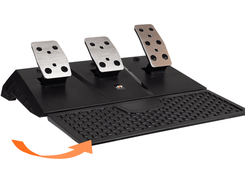 Volante - FR-TEC Suzuka Elite Next Wheel, Con pedales, Sensor electromagnético, Multiplataforma, Negro