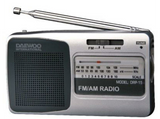 Radio portátil - Daewoo DRP 15, Plateada