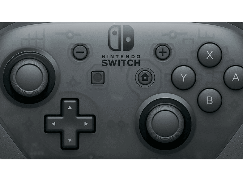 Mando - Nintendo Switch, Mando Pro-Controller, Cable USB, Vibración HD, Negro
