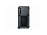 Funda - Samsung, Para Samsung Galaxy S23+ 5G, Titanio, Trasera, Rugerizada, Con Soporte