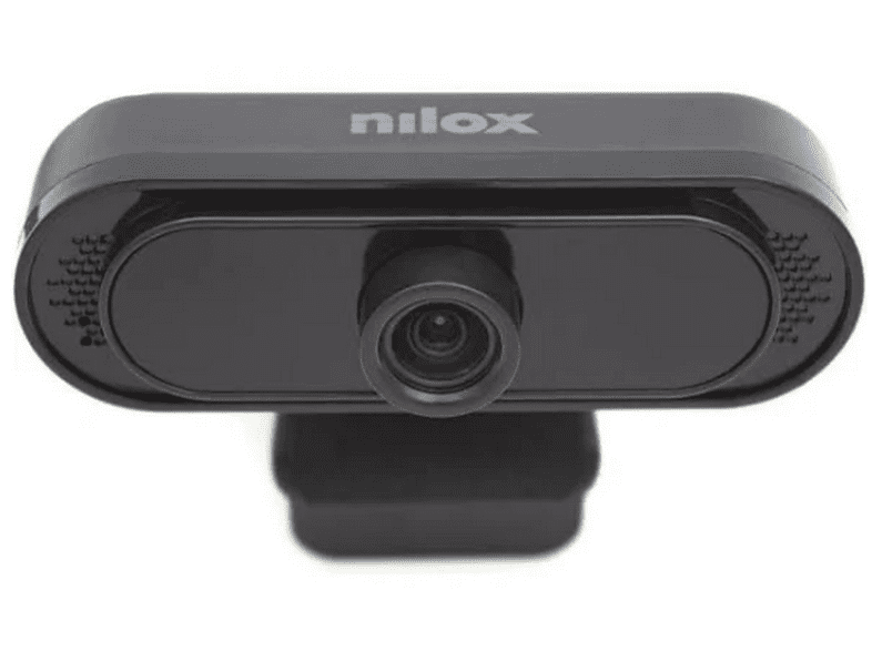 Webcam - Nilox NXWCA01, 1080 Píxeles, Full HD, USB 2.0, Micrófono, Plug & Play, Negro
