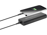 Powerbank - Cellular Line Thunder, Universal, 20000 mAh, 2 entradas USB-C, Negro