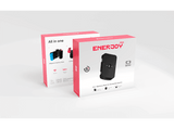 Batería - Remotto Battery Switch Pro, Hasta 18 h extra, 1000 mAh, Magnética, 3 en 1, Negro