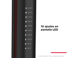 Plancha de pelo - Revlon RVST2211 Digital, 25 mm, 10 temperaturas, Hasta 235 °C, Negro