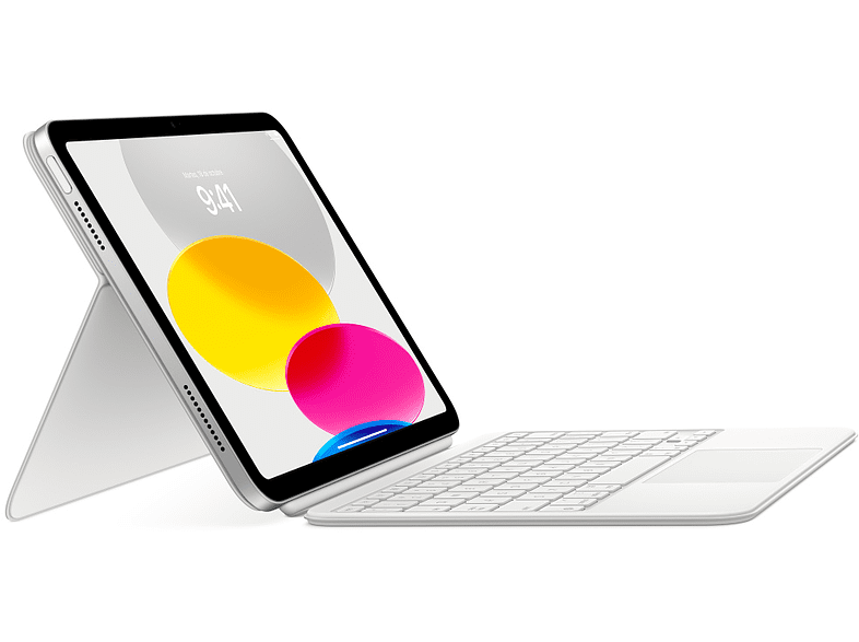 Apple Magic Keyboard, Funda con teclado para el iPad (10.ª generación), Español, Blanco