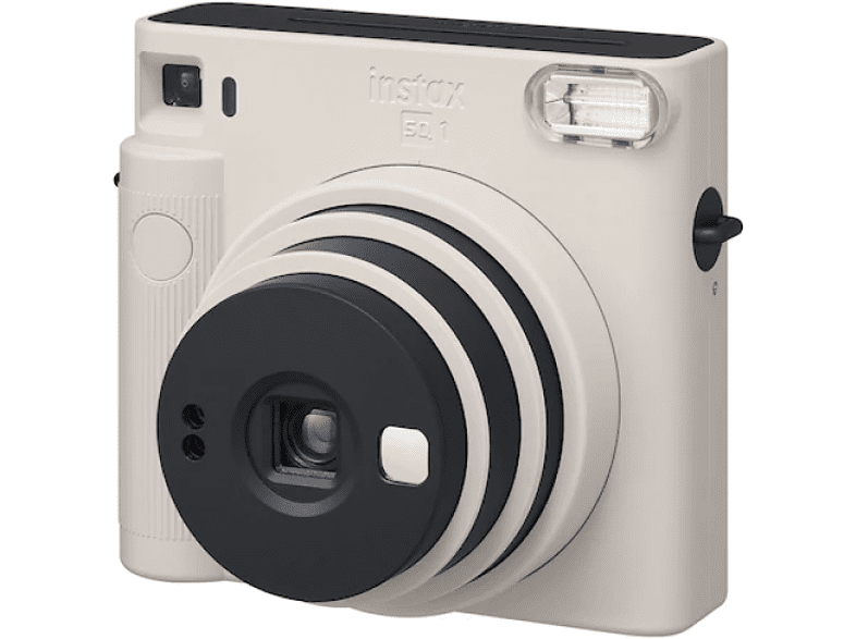 Cámara instantánea - Fujifilm Instax SQ1, Con película, Visor Galileo inverso, Obturador electrónico, Blanco