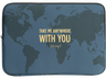Funda portátil - Mr. Wonderful Take Me Anywhere With You, Para Portátil de 16", Neopreno, Multicolor