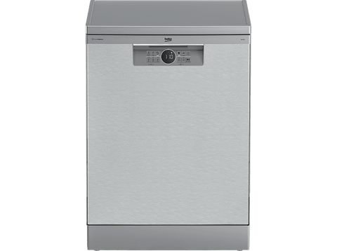 Lavavajillas - Beko BDFN26640XC, 9.5 l, 16 servicios, 6 programas, 59.8 cm, Libre instalación, Inox