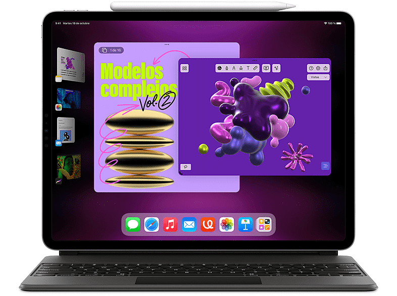 Apple iPad Pro (2022 6ª gen.) 1 TB, Plata, 12.9, WiFi+CELL, Liquid Retina XDR, 8 GB RAM, Chip M2, iPadOS 16
