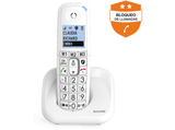Teléfono - Alcatel XL785 Single, Inalámbrico, Contestador, Bloqueo de llamadas, Agenda 100 contactos, Manos libres, Audio-Boost, Blanco