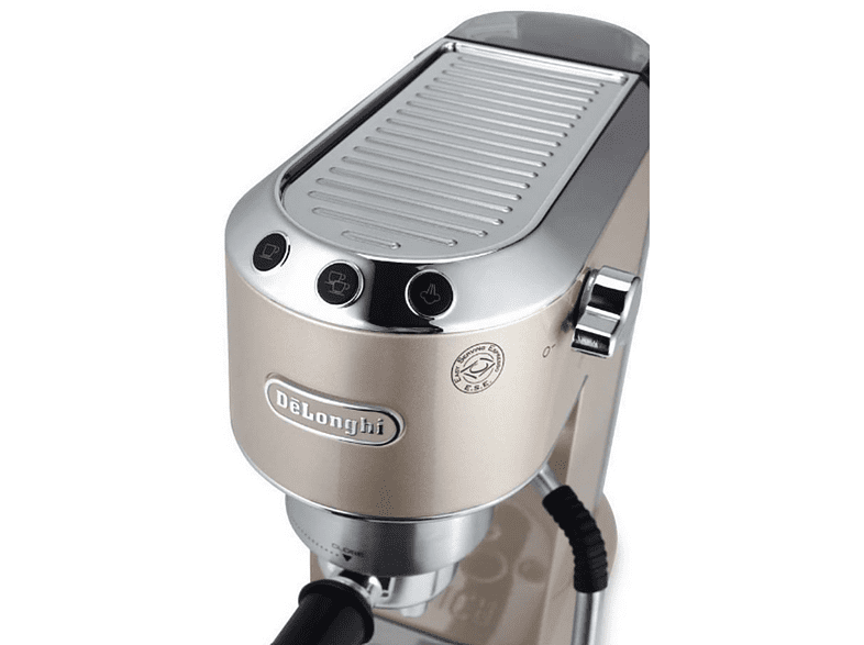 Cafetera express - De'Longhi EC885.BG, 1350 W, 1 l, Función 2 tazas, 15 bar, Beige