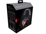 Auriculares gaming - Gioteck XH-100S, Diadema, Para mando, Multiplataforma, Micrófono, Jack 3.5 mm, Rojo