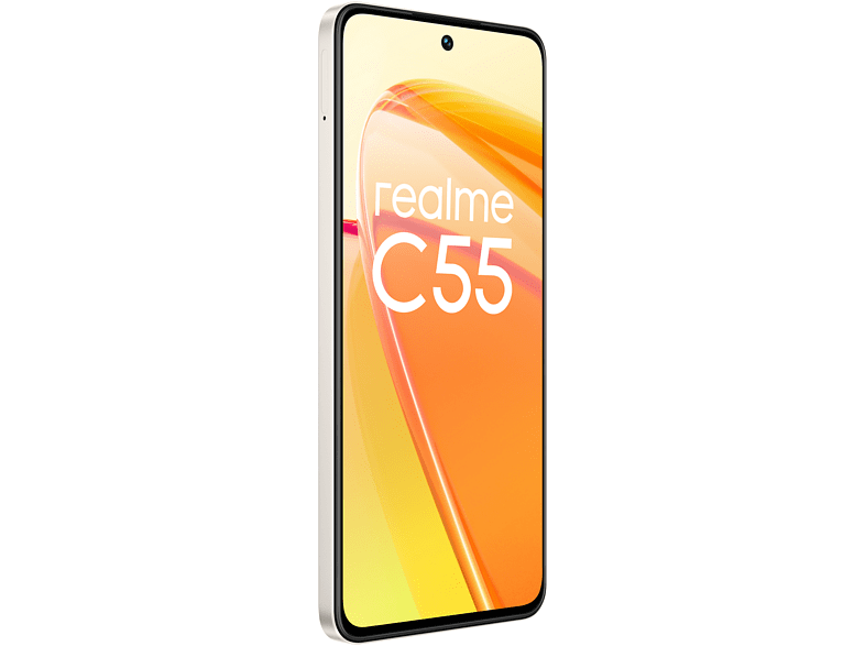 Móvil - realme C55, Gold, 256 GB, 8 GB RAM, 6.72  FHD+, Helio G88 Powerful Octa-core Architecture , 5000 mAh, Android 13