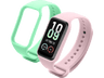 Correa - CellularLine KITBAND4XIAORESMR2, Kit 2 correas, Para Xiaomi Redmi Smart Band 2, Silicona, Rosa / Verde