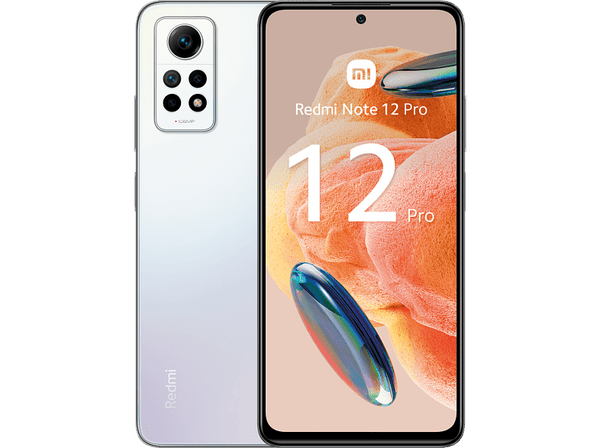 Móvil - Xiaomi Redmi Note 12 Pro, Blanco, 265 GB, 8 GB RAM, 6.67" AMOLED FHD+ 120Hz, Snapdragon 732G, 5000 mAh, Android