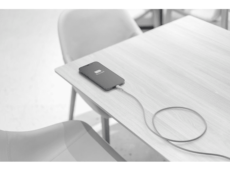 Cable USB - CellularLine Soft, USB - C to USB - A, Para iPhone, 1.2 m, Blanco