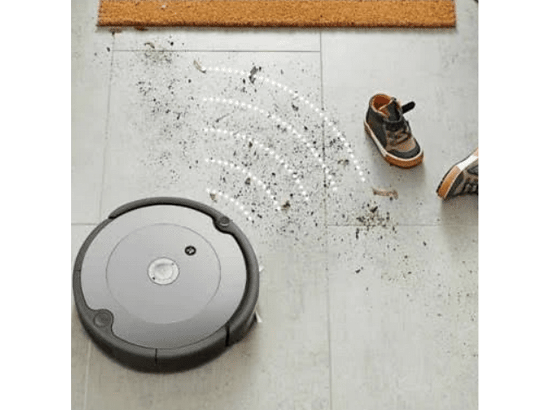 Robot aspirador - iRobot Roomba i1156, Tecnología Dirt Detect, Autonomía 75 min, Asistente de voz, WiFi, Gris