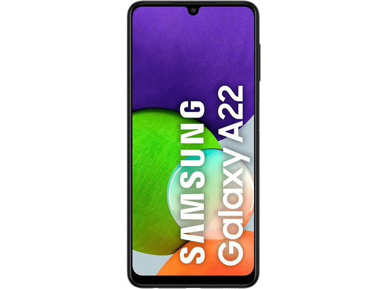 Móvil - Samsung Galaxy A22 5G, Negro, 128 GB, 4 GB RAM, 6.6 FHD+, MT6739, 5000 mAh, Android 11