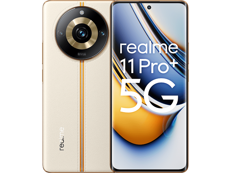 Móvil - realme 11 Pro+, Blanco, 512 GB, 12 GB RAM, 6.7  AMOLED FHD+, MediaTek Dimensity 7050, 5000 mAh, Android 13