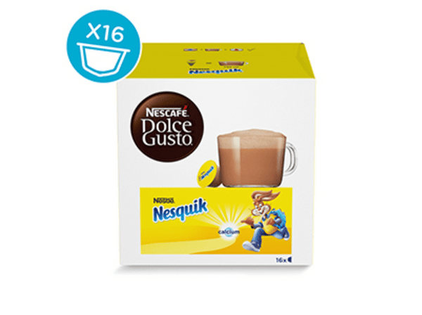 Cápsulas monodosis - Dolce Gusto Nesquik, Pack de 16 cápsulas para 16 tazas