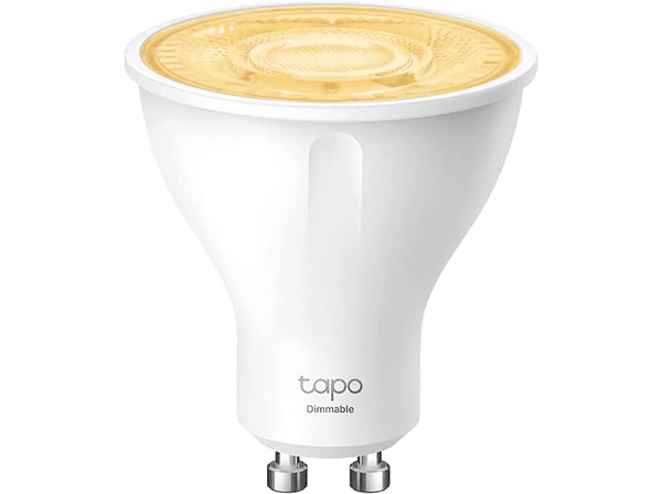 Bombilla inteligente - TP-Link Tapo L610, LED, RGB, 350 lm, Control voz, Regulable, GU10, Blanco