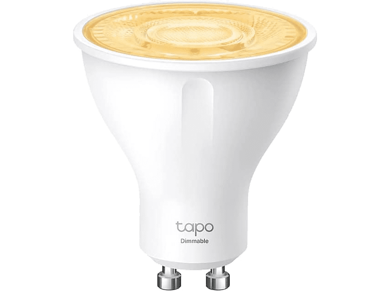 Bombilla inteligente - TP-Link Tapo L610, LED, RGB, 350 lm, Control voz, Regulable, GU10, Blanco