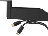 Soporte TV - Hama Full Motion Ultraslim 00118064, Inclinable, De 37 a 75, 2 brazos, VESA 600 x 400 mm, Negro
