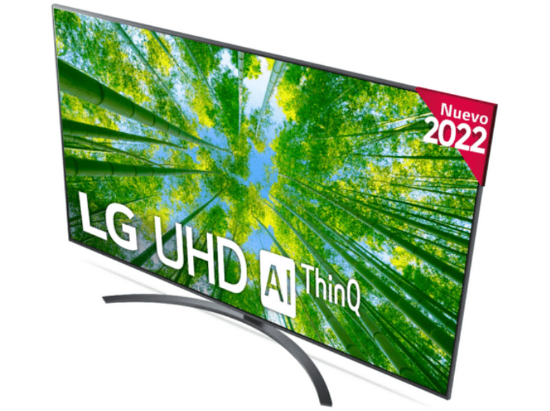 TV LED 75 - LG 75UQ80006LB, UHD 4K, Procesador Inteligente α5 Gen5 AI Processor 4K, Smart TV, DVB-T2 (H.265), Negro