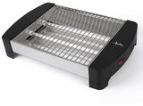 Tostadora - Jata JETT1587, 400 W, Plana, Bandeja recogemigas, 2 barras de cuarzo, Plata