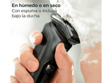 Afeitadora - Philips S5585/30, 60 min, Tecnología SkinIQ, Sensor de barba, Seco/ húmedo, Azul