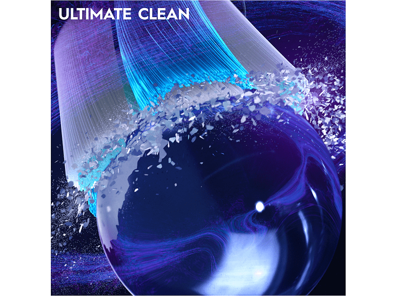 Recambio para cepillo dental - Oral-B iO Ultimate Clean, Pack De 6 Unidades, Negro
