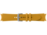 Recambio correa  - Samsung Hybrid Leather Band, Para Galaxy Watch 4 / 4 Classic, Cuero, S/M, Mostaza