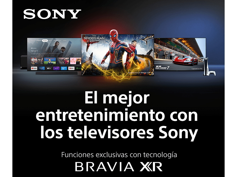 TV LED 55 - Sony BRAVIA XR 55X90S Full Array, 4K HDR 120, HDMI 2.1 Perfecto para PS5, Smart TV (Google TV), Dolby Vision-Atmos, Acoustic Multi-Audio