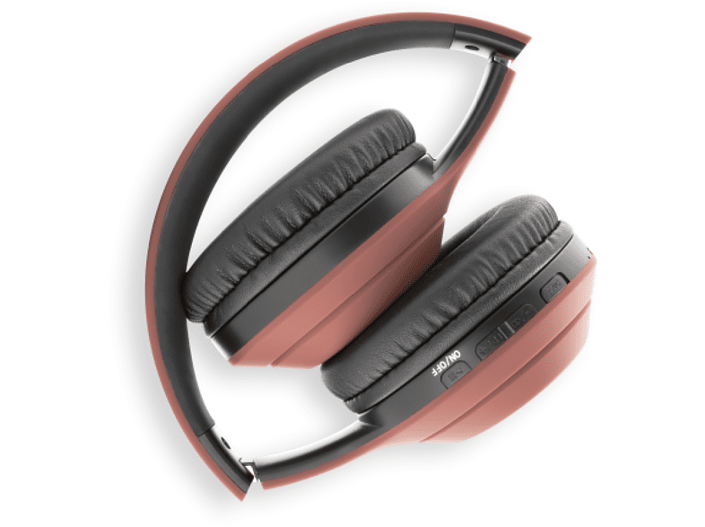 Auriculares inalámbricos - Vieta Pro Silence, De Diadema, Bluetooth, Cancelación de ruido, Burdeos