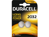 Pilas - Duracell 2032, De botón, Litio, 3V, Larga duración, 2 unidades