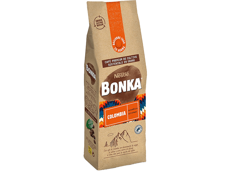 Café molido - Bonka Café grano Colombia, Arábica