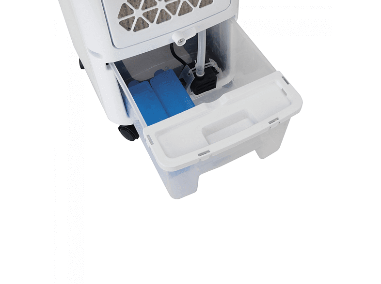 Climatizador evaporativo - Jata JVAC2001, 4 l, Autoapagado, Temporizador, 65 dB, 3 Velocidades, Blanco
