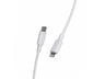 Cable USB - Muvit MCUSC0006, 1.2 m, 3 A, De USB-C a Lightning, Blanco