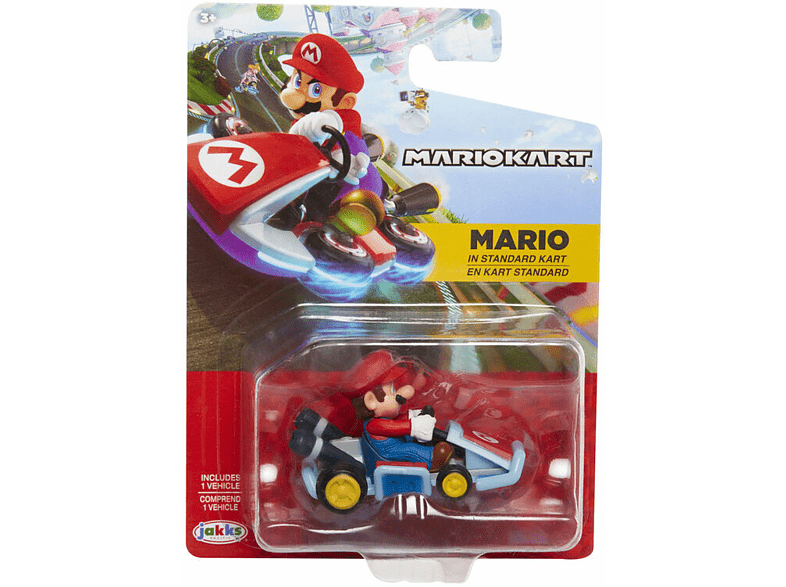 Figura - NINTENDO Super Mario Kart Racers Mario, Rojo