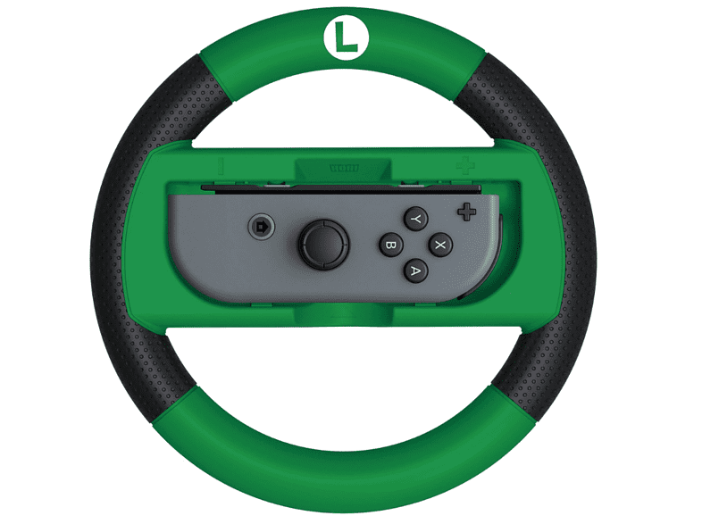 Volante - Hori Mario Kart 8 Deluxe (Luigi version), Para mando Joy-Con de Nintendo Switch, Verde