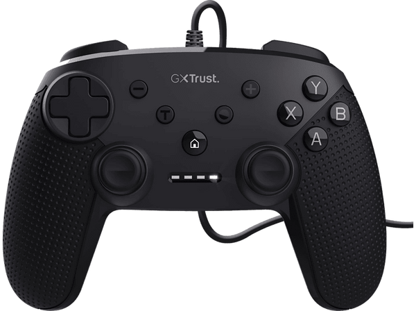 Mando - Trust Muta, Para PC, Controlador USB 3m, Windows 10/11, Negro