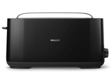Tostadora - Philips HD2590/90, Capacidad para 2 tostadas, 8 ajustes, Negro